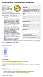 Mobile Screenshot of api.stockholmfilmfestival.se